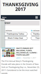 Mobile Screenshot of 123thanksgiving.com